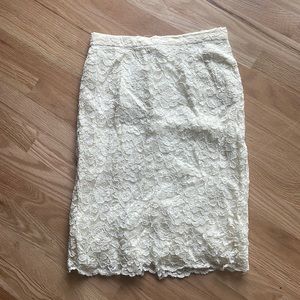 Vintage lace skirt